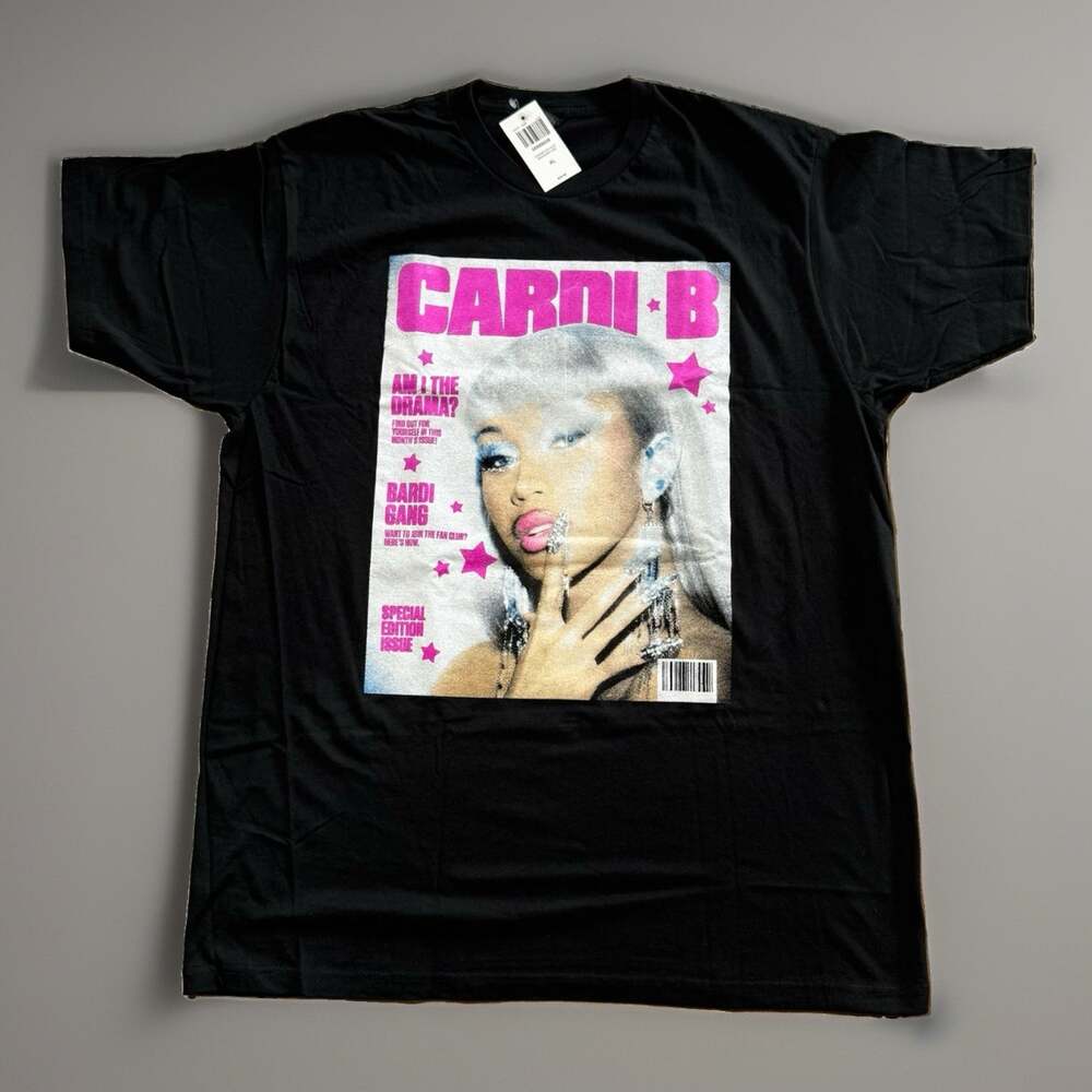 Cardi B Am I The Drama? Magazine Cover T-Shirt Size X-LARGE New With Tags